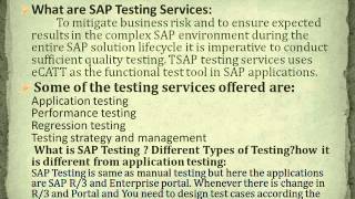 online sap testing training