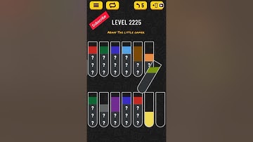 Water sort puzzle level 2225