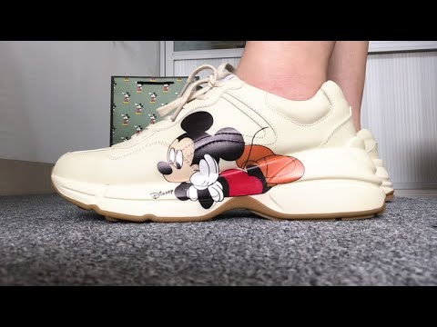 women's disney x gucci rhyton sneaker