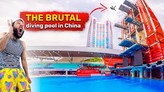 The HIGHEST DIVING BOARD in the WORLD | INSANE DIVE FROM 27m (90ft) into swimming pool