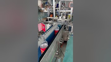 Glass bottle positioning wet glue labeling machine