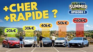 On compare 5 voitures électriques sur long trajet ! Atlante Summer Challenge Ep. 1