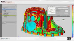 Capture 3D Blue Light Scanner  - ATOS Triple Scan - Precision Inspection of Casted Parts