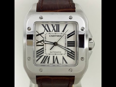 cartier santos 100 youtube