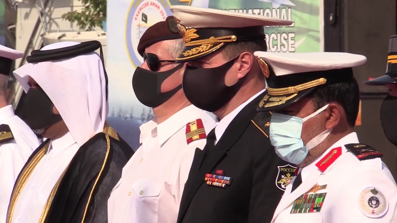 Открытие военно-морского учения «AMAN 2021»