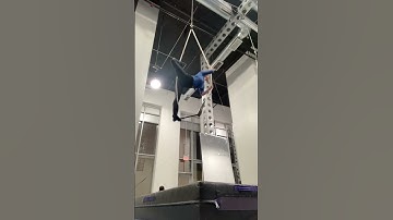 How to do this🔥 aerial trapeze trick #shorts