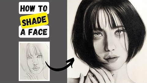 How I shade a realistic girl