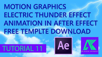 How to Create Lightning After Effects Tutorial, Adobe After Effects Tutorials