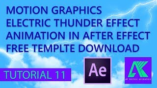 How to Create Lightning After Effects Tutorial, Adobe After Effects Tutorials