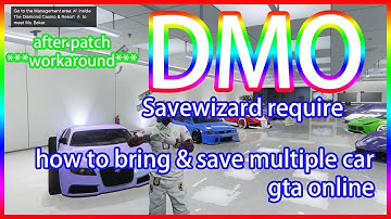 INSANE DMO MODDED CAR GLITCH & BRING IT ONLINE *SAVEWIZARD* GTA V ONLINE