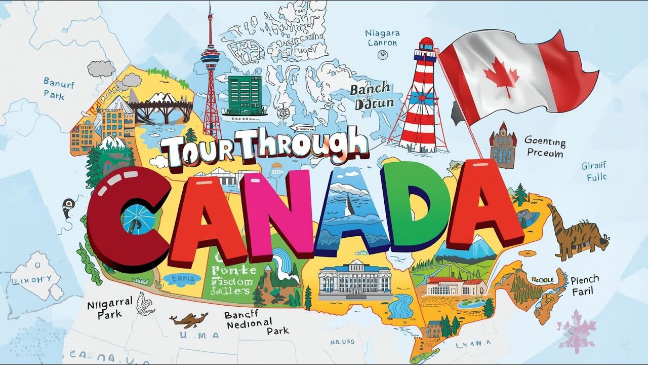 π Travel Across Canada Song | Kids Learning Video | Famous Canadian ...