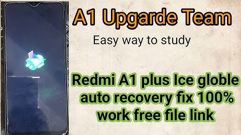 Redmi A1+ Auto Recovery fix 100% free solution