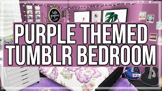 The Sims 4: Room Build || Purple Themed Tumblr Bedroom