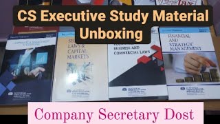 Unboxing Of CS Executive New Syllabus Study Material || For June 2021 Examination