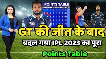 IPL 2023 point table|| GT vs DC After match Points Table|| GT vs DC match highlights | IPL LIVE 2023