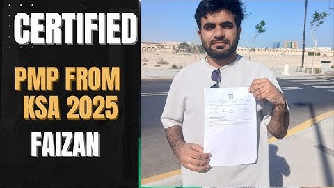 Faizan cleared PMP from KSA in 2025 - here is how he did it