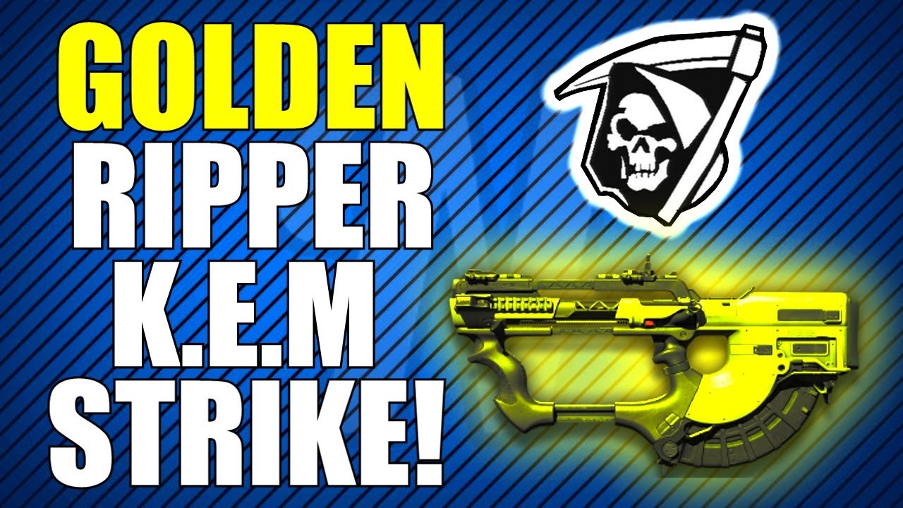 Golden Rippar COD Ghosts: Golden Ripper KEM Strike on Free Fall! - YouTube