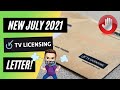 NEW TV licence letter JULY 2021 - I’m NOT happy! 😤🤬🤨