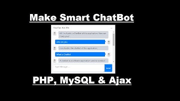 Make ChatBot with PHP | PHP Projects