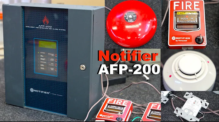 Fire Alarm Demo System! Notifier AFP-200 Addressable System Testing.
