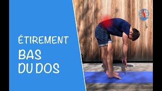 Étirements du bas du dos validés par l'ostéopathe