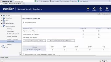 Spyware Protection with a SonicWALL Firewall