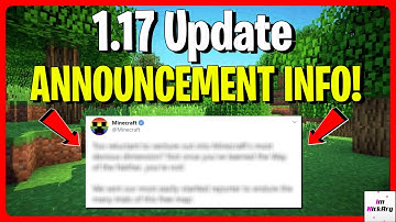 *NEW* 1.17 Update ANNOUNCEMENT DATE INFO! (Cave Update? Mountain Update?) | Minecraft Minecon 2020