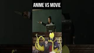 Anime vs Movie Assassination Classroom