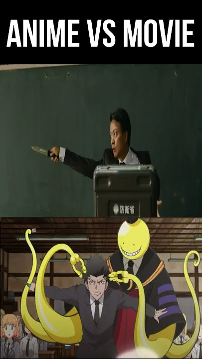 Anime vs Movie Assassination Classroom