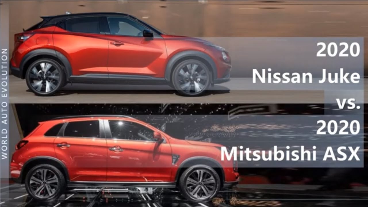 2020 Nissan Juke vs 2020 Mitsubishi ASX (technical comparison) YouTube