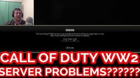 COD WW2 SERVER PROBLEMS