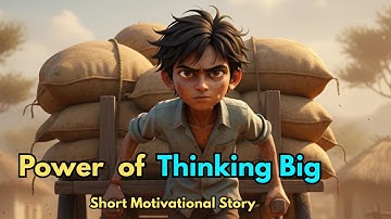 Power of Thinking Big - Story of a Poor Boy With Empty Pockets | Powerful Motivational Story
