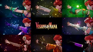 Class Change Montage (By Character) | Visions of Mana @mrs.gameandwatch