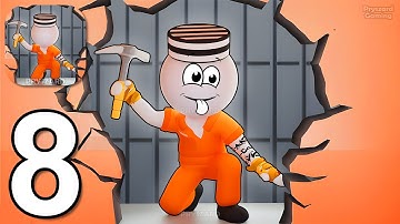 Prison Breakout - Gameplay Walkthrough Part 8 Stickman Prison Life Jail Escape (iOS, Android)