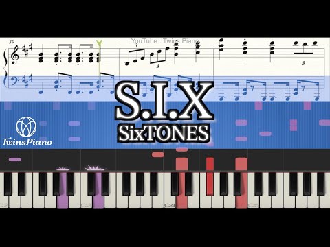 【ピアノ楽譜】S.I.X／SixTONES【1ST】ストーンズ ファースト アルバム