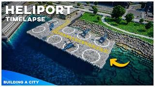 Adding a Heliport to the City! - Building A City #185 [Minecraft Timelapse]