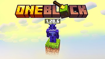 HOW TO INSTALL OneBlock SKY BLOCK Map for Minecraft 1.20.6 ! Download and Play