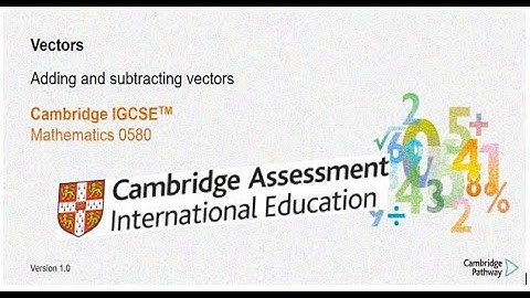 Vectors - IGCSE Math - Adding and Subtracting Vectors
