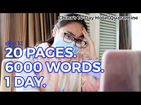 I write a 20-page paper in 1 DAY (procrastination lol) // Quarantine Chronicles: Day 12