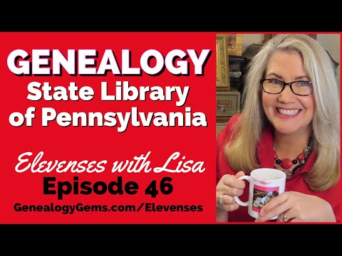 Pennsylvania Genealogy:  State Library of Pennsylvania