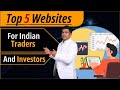 Top 5 websites for indian traders and investors  best websites for stock market
