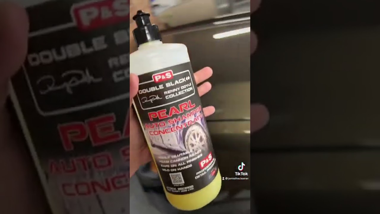 P&S Double Black  Pearl Concentrated Auto Shampoo – Detailers