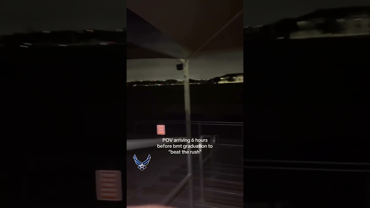 When you’re a proud Air Force mom on a mission… you show up 6 hours early to “beat the rush”