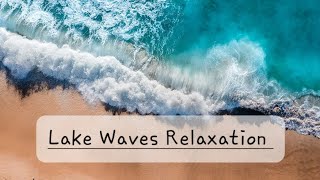 Lake waves relaxation, sounds, Lake Michigan, Wisconsin