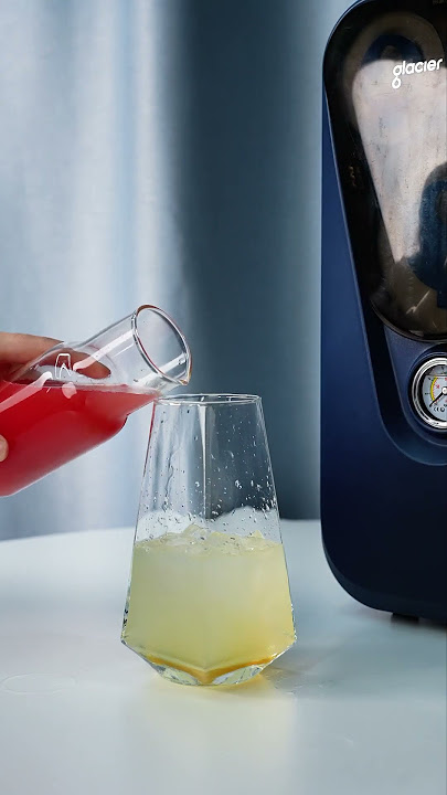 Crafting Refreshing Drinks with GlacierFresh RO Water！
