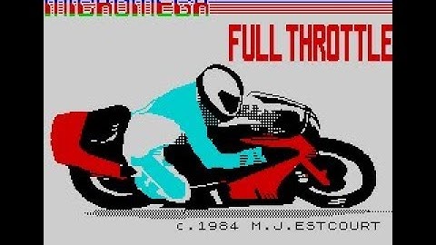 Full Throttle Review for the Sinclair ZX Spectrum by John Gage