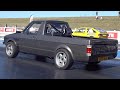 700BHP VR6 TURBO AWD MK1 VW CADDY RUNS INTO THE 9