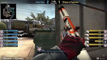 CS:GO POV Demo FaZe NiKo (22/13) vs NiP (de_overpass)