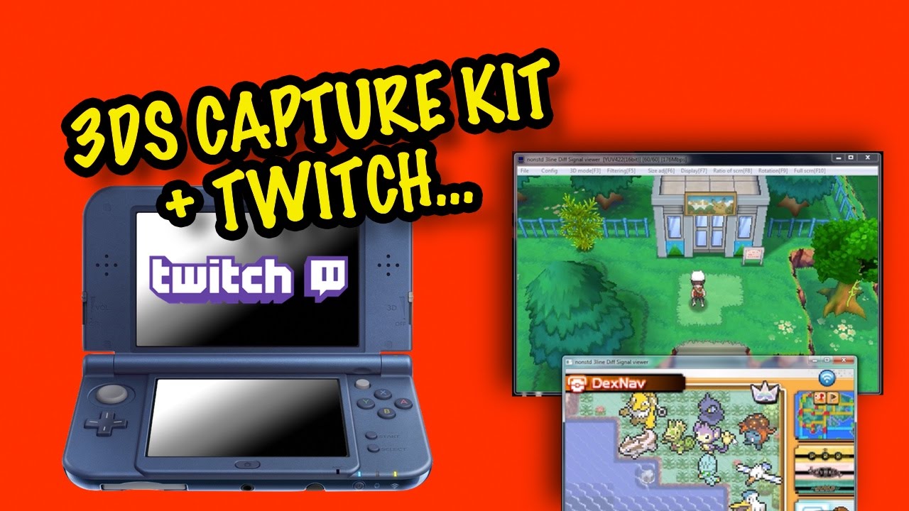 How I Twitch Stream A 3ds Game With 3ds Capture Kit Youtube