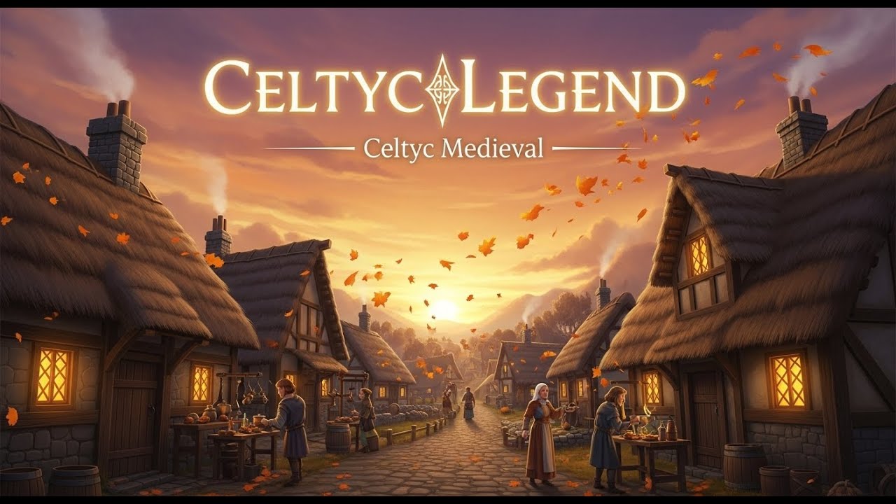 Celtic Wind of the Countryside – Epic Medieval Evening Ambience & Folk Energy 